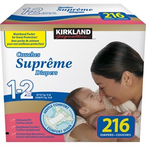 kirkland diapers signature sample