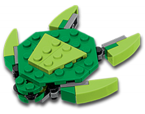 Lego-Sea-Turtle-Mini-Build