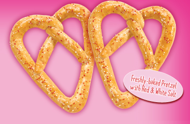 heart pretzel