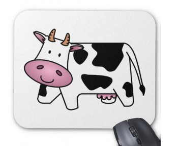 cow mouse pad