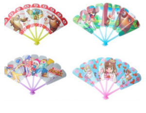 Free-Cartoon-Fruit-Folding-Hand-Fan