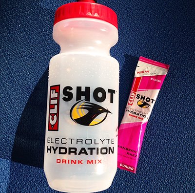Free Custom CLIF SHOT Cycling Water Bottle and Electrolyte Hydration Sample