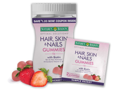 Sample Nature’s Bounty Hair, Skin & Nails Gummies
