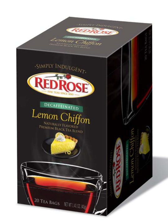 red rose lemon chiffon tea