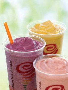 JAMBA JUICE FIT 'N FRUITFUL SMOOTHIES