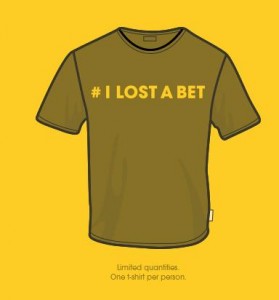 lost a bet shirt