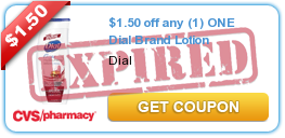 $1.50 off any (1) ONE Dial Brand Lotion
