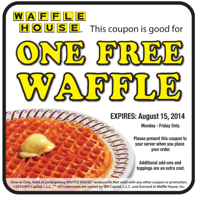 Free Waffle At House